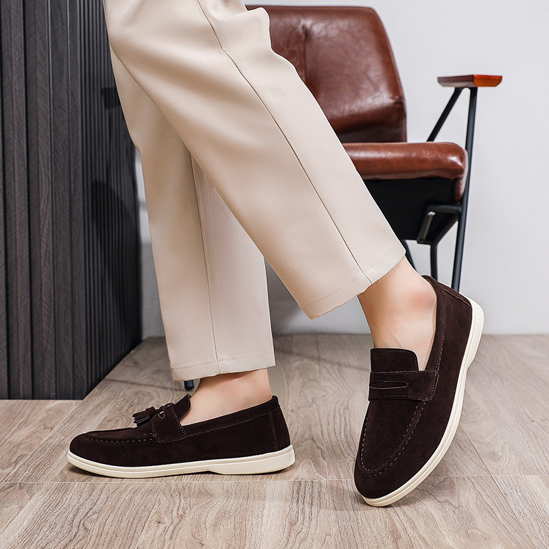 Summer New Men's Casual Shoes, Soft-Soled Men's Slip-Ons, Slip-On Casual Men's Sneakers