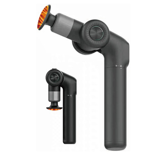 Heating fascia gun stretch handle massage arm foldable fuel-free mute design high-power large stroke cross-border