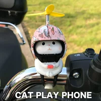Разбитый ветер кот автомобиль украшение кота автомобиль украшение мотоцикла электрический аккумуляторный автомобиль украшение велосипеда