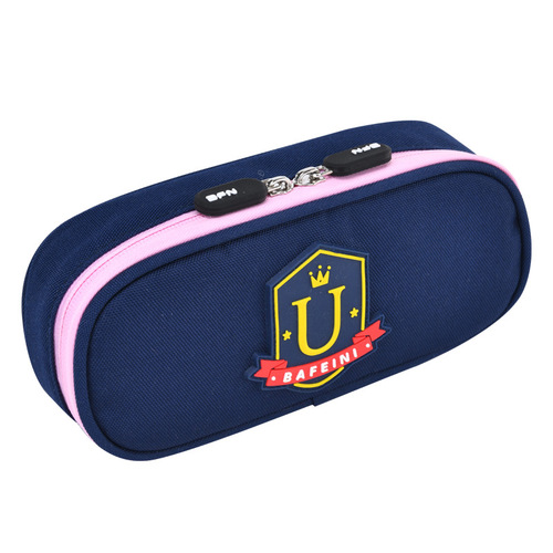 Large-capacity pencil case for boys and girls, junior and high school students, children's pencil case, layered simple ins primary school student pencil bag