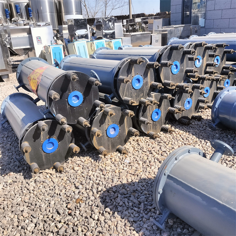 转让二手石墨冷凝器 150平方米冷凝设备 列管式工业冷凝器