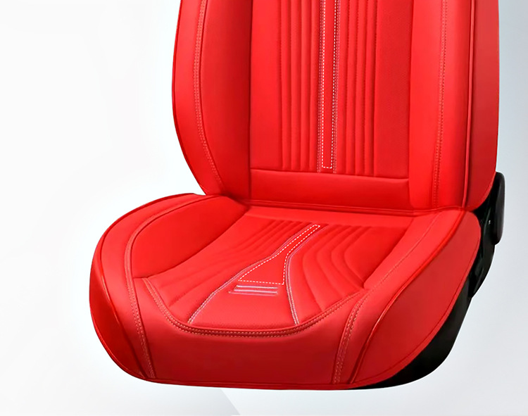 Suitable for Car Seat Covers, Universal for All Seasons, Full Coverage Seat Covers for Front and Rear Rows, Nappa Leather Car Seat Cushions