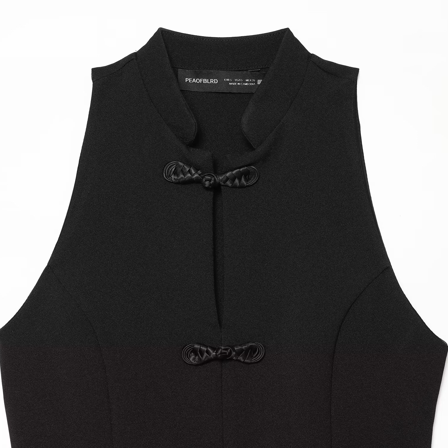 TAOP & ZA mujer verano 2026 nuevo estilo sin mangas cuello alto nudos falda corta blusa 5029258 image 4