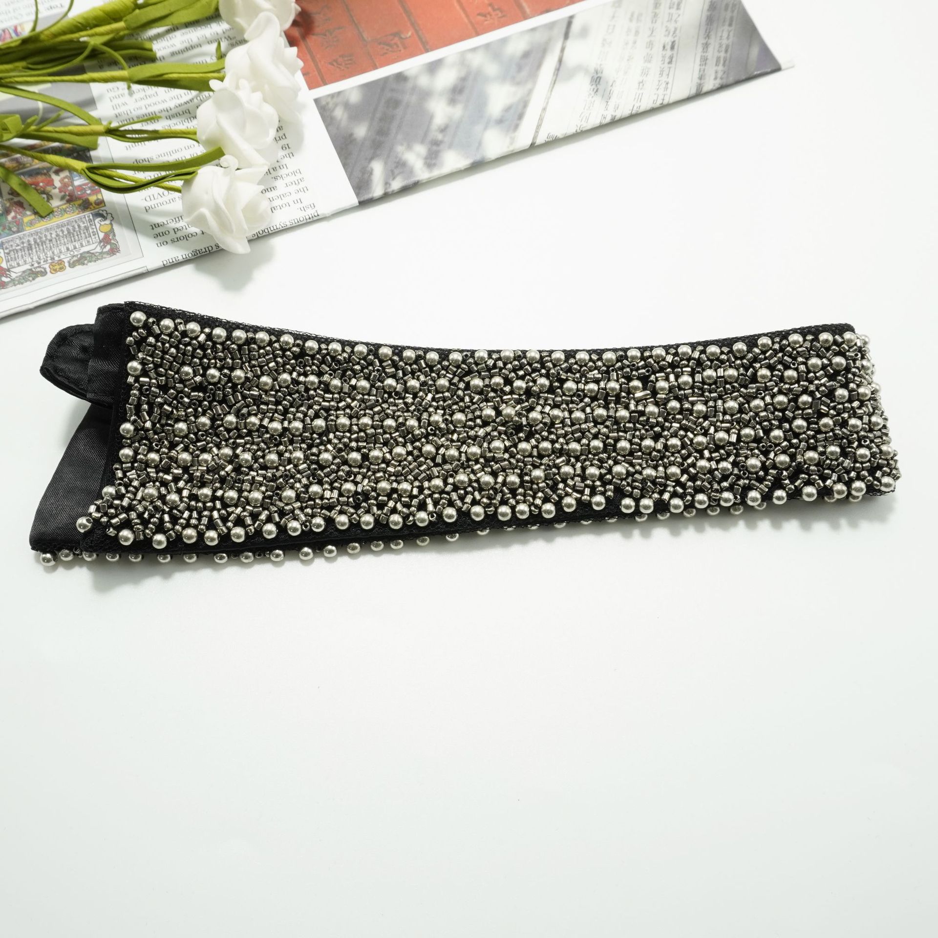 Jinghongyuan Punk Style Heavy Industry Beading Exquisite Classy Matchinging Sweater Skirt Fashion Fake Collar Clothing Accessories