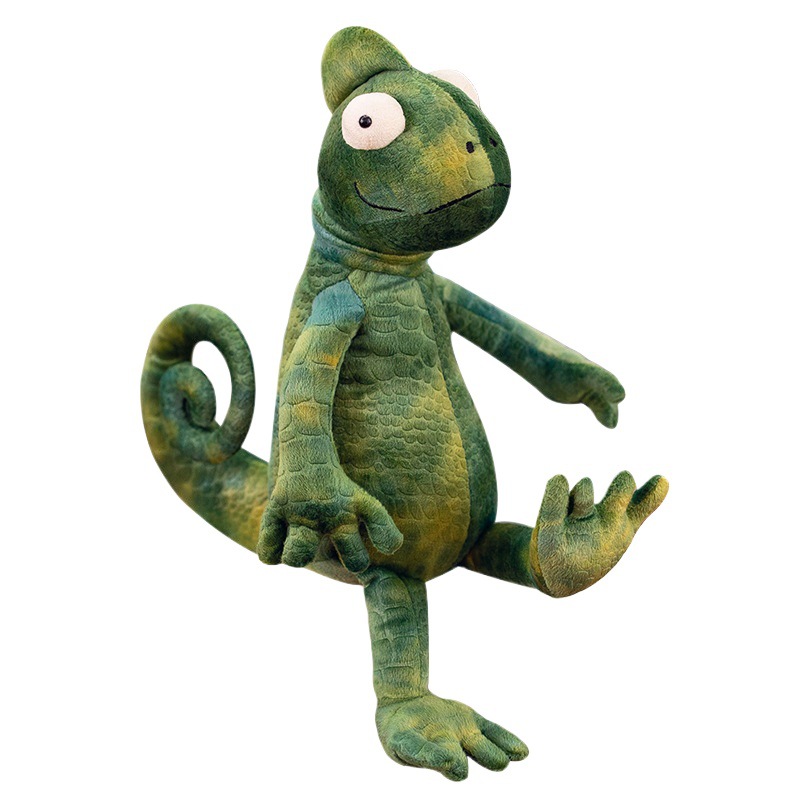 Simulación camaleón peluche juguete muñeca lagarto creativo divertido truco muñeca almohada regalo de Halloween al por mayor