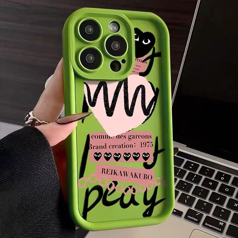 Graffiti Love Adecuado para iPhone 16pro funda para teléfono móvil Apple 15 anti-caída 14 Europa y América 13promax nuevo 12x