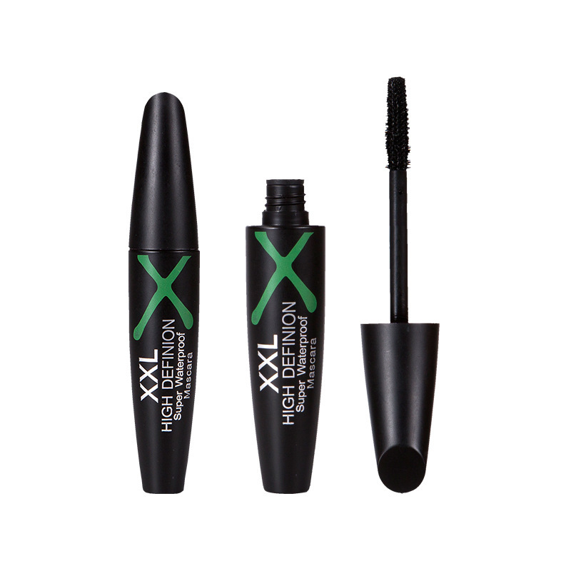 Xiudai Noche Oscura Tenedor verde impermeable largo rizado grueso alargado natural de larga duración no floreciente rimel ventas directas de fábrica