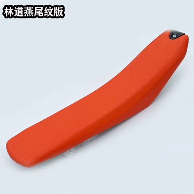 Seat Cushion Height Reduction – Motorcycle cushion - dovetail-pattern-reduces-orange