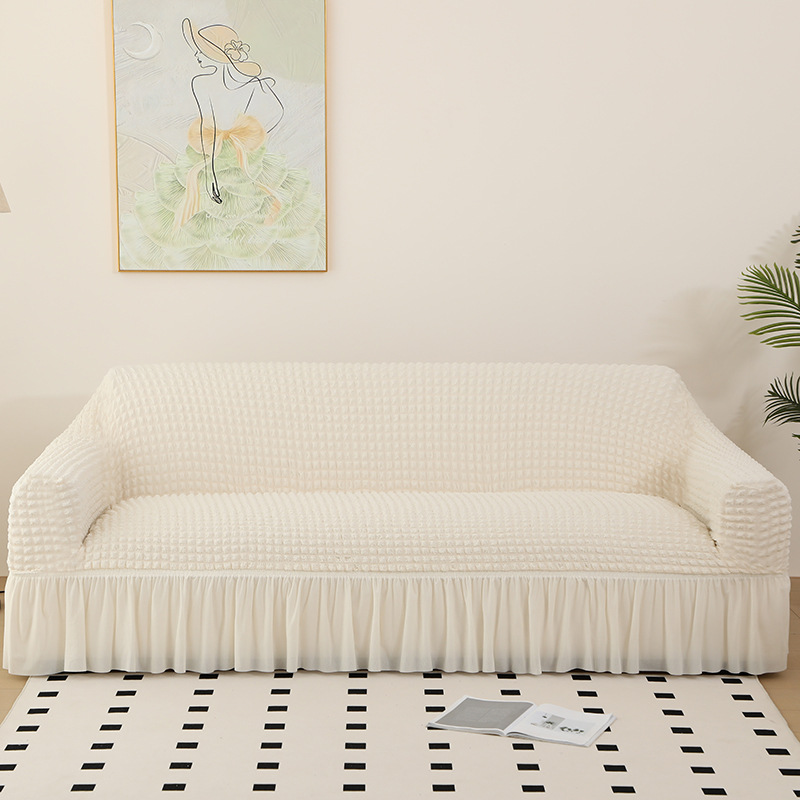 Transfronterizo Amazon Ebay falda elástica todo incluido funda de sofá cubierta cubierta cubierta de polvo rejilla de burbujas