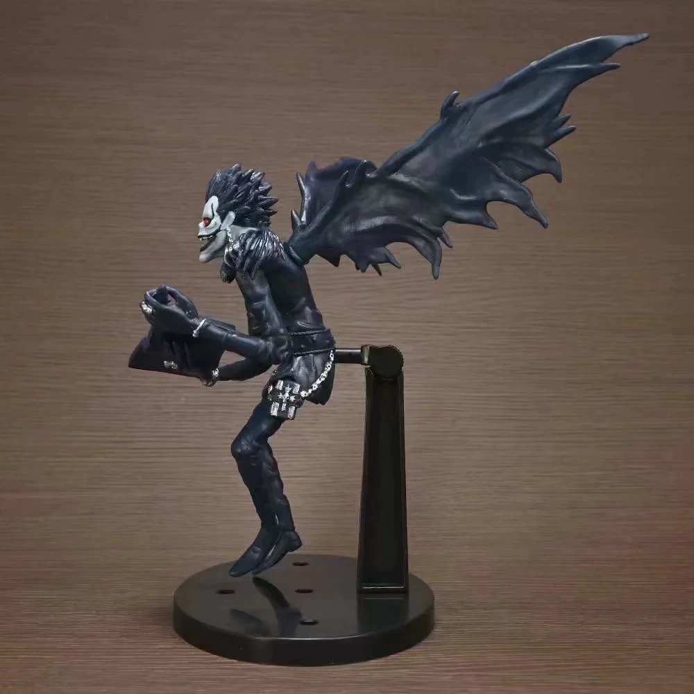 Фигурка шинигами «Рюк» (Death Note) 19 см, коллекционная модель с подставкой и реквизитом-блокнотом