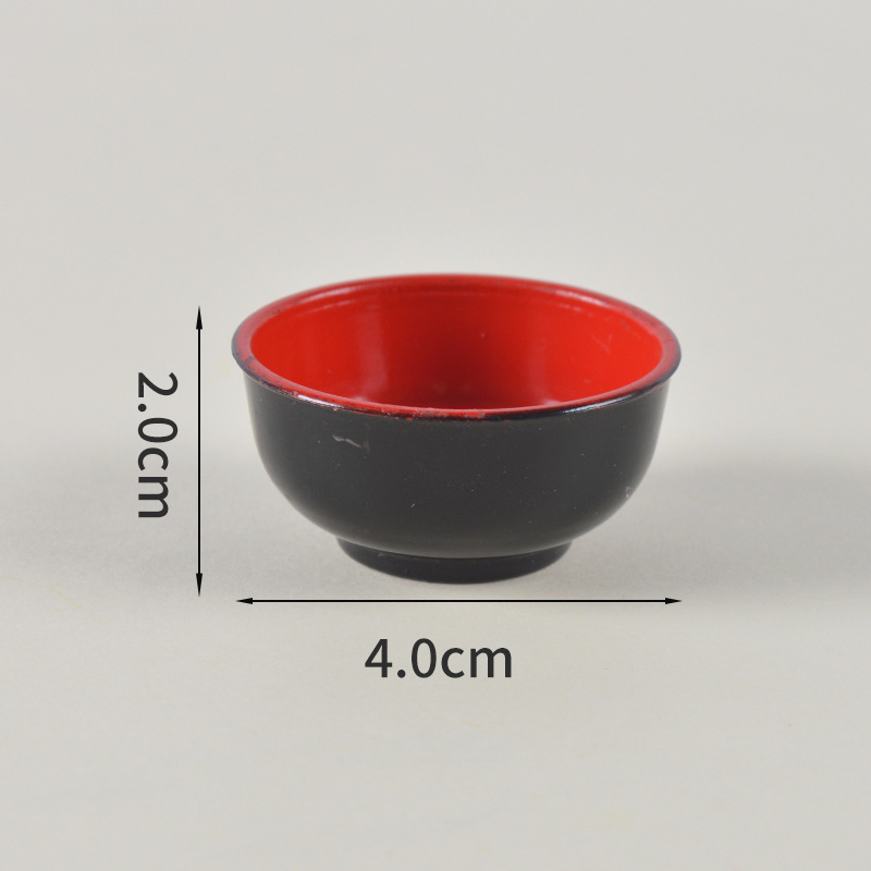 Simulación en miniatura tazón de comida y Juego Mini plato azul y blanco tazón de porcelana jugar casa cocina decoración hecha a mano accesorios de bricolaje al por mayor image 18