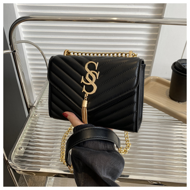 Damen Handtasche Im Western Stil Mit Kette Und Umhängefunktion_voghion.com