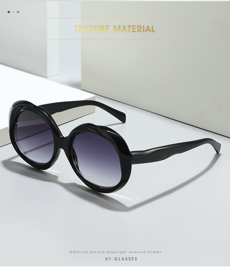 60g Weight Full Frame Glasses Structure Sunglasses Classification PC, UV400 Protection Lens Material Oval Frame Glasses Style Outdoor, Travel Occasion Solid Color Pattern All Seasons Season Unisex Gender Basic, Retro Style Black Color Basic Retro Solid Color PC UV400 Protection Oval Frame Full Frame Women's Sunglasses 1