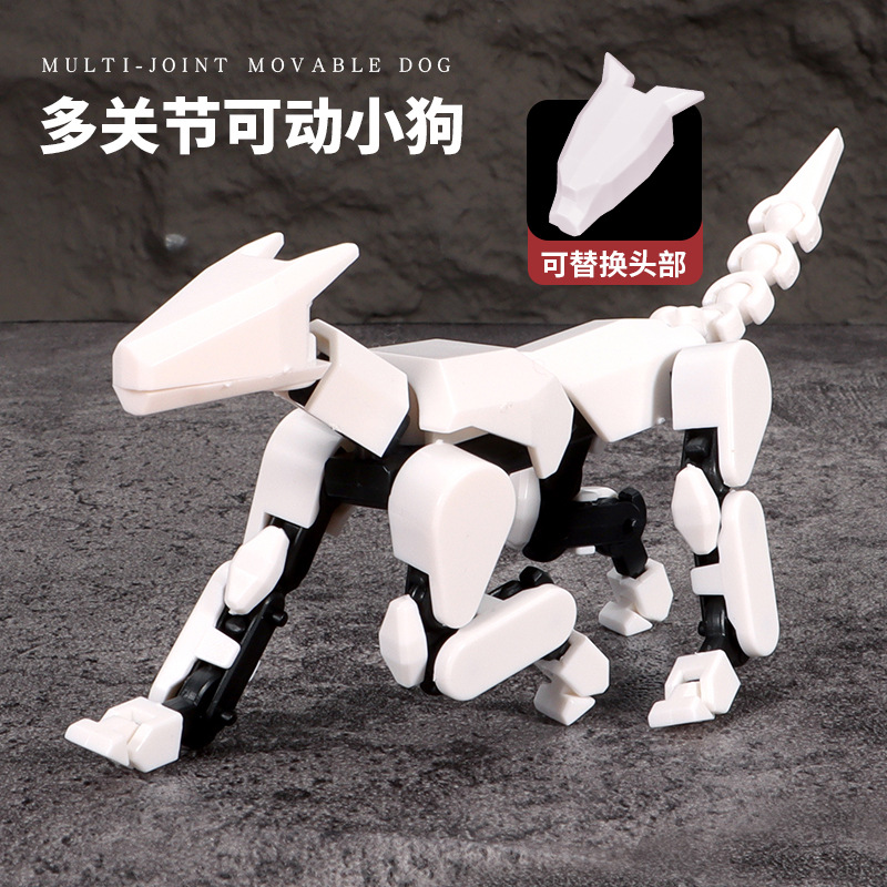 Explosiones transfronterizas articulaciones se pueden mover par 3d impresión de la tercera generación de la suerte muñeca muñeca descompresión artefactos fabricantes al por mayor