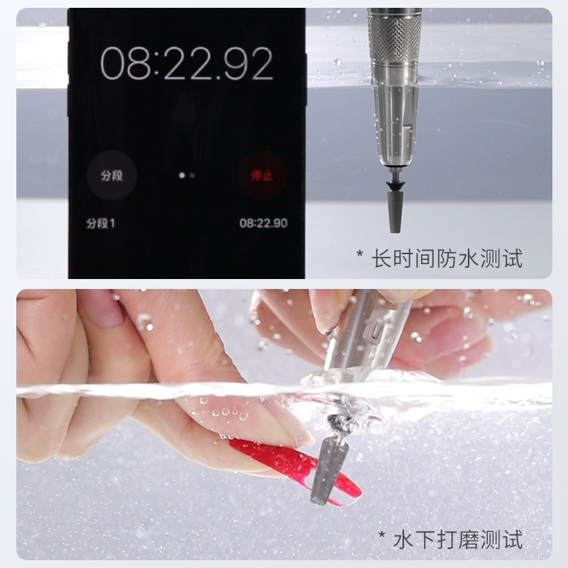 AMDMG tipo pluma de almacenamiento de energía portátil taza hueca recorte de uñas frontales para remover la piel muerta del capullo molino especial para la tienda de uñas