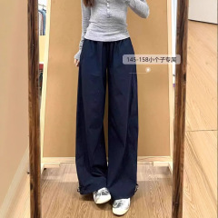 Douyin 品質速乾性オーバーオール女性のための 2025 夏の新しいスタイル小柄なルーズ痩身カジュアルスポーツパンツ女性のための