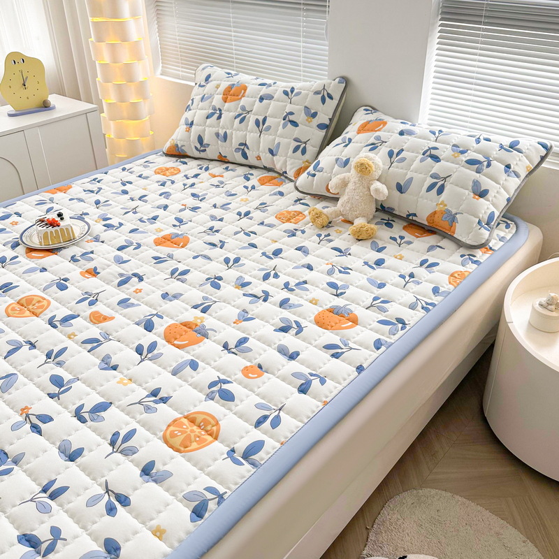 2024 새로운 대형 침대 세척 면 두꺼운 퀼트 침대 매트리스
