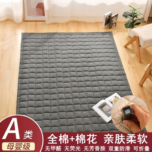 S588A type baby cotton floor mat children's crawling mat home chewable machine washable baby crawling mat cover