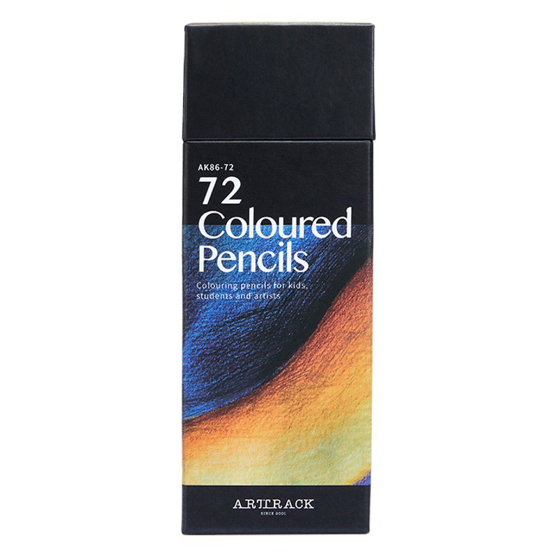 Traje de lápiz de color caliente transfronterizo 72 color aceitoso pintura de plomo color lápiz diseñador tubo de papel