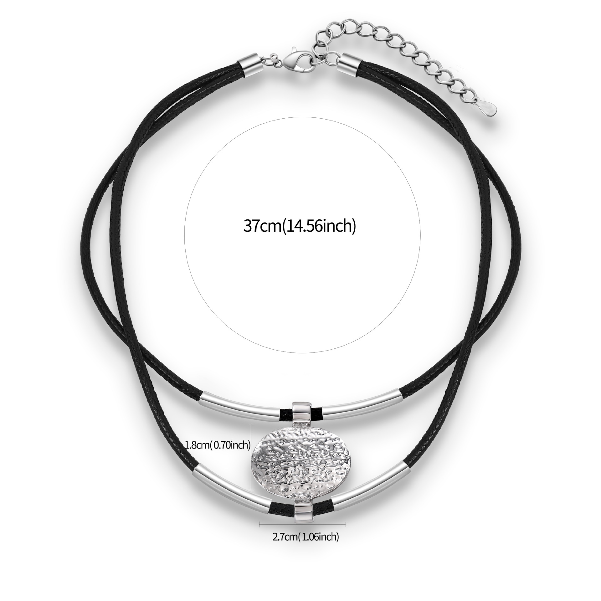european-and-american-cross-border-retro-ethnic-relief-pendant-bohemian-retro-style-collar-womens-simple-double-layer-elbow european-and-american-cross-border-retro-ethnic-relief-pendant-bohemian-retro-style-collar-womens-simple-double-layer-elbow