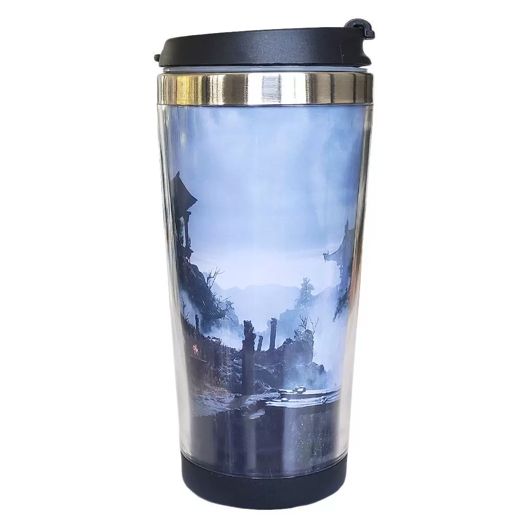 450ml Large -capacity outer capacity Inner steel double -layer insulation cup Black mythical Sun Wukong mobile game peripheral commemorative model