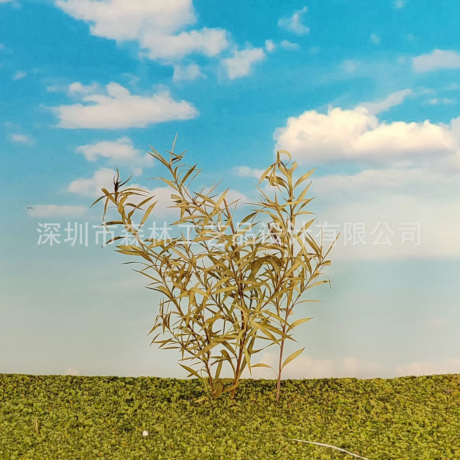 Длинная полоса завод фон вечность цветок лазанья золото Кона лист поезд модель имитационный материал DIY материал