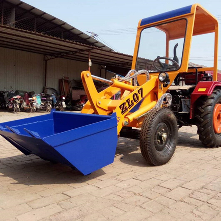 弘奕小型农用装载机建筑工程专用铲车矿石土壤铲挖机