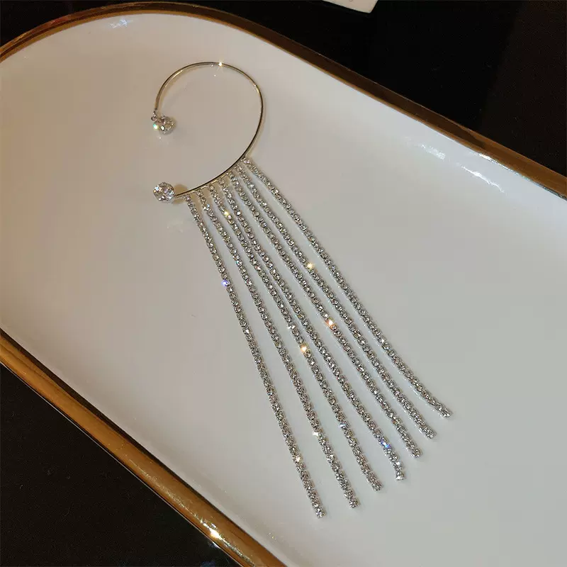 耳骨夹女无耳洞感耳挂流苏耳夹2022年新款潮小众设计感个性