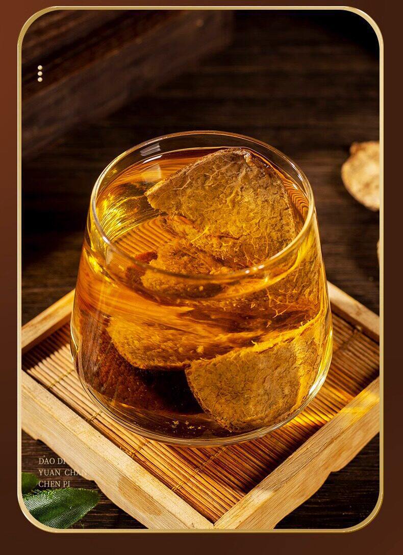 Xinhui Aged Chenpi Dried Tangerine Peel 500g Bag Traditional Chinese Herbal Tea Citrus Peel from Guangdong in use