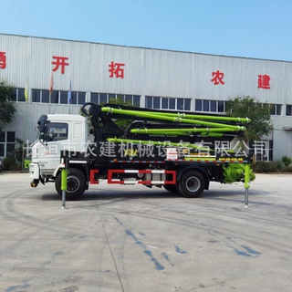 农建机械 33米混凝土天泵车 5节臂架泵 农村乡镇狭窄胡同也能通过
