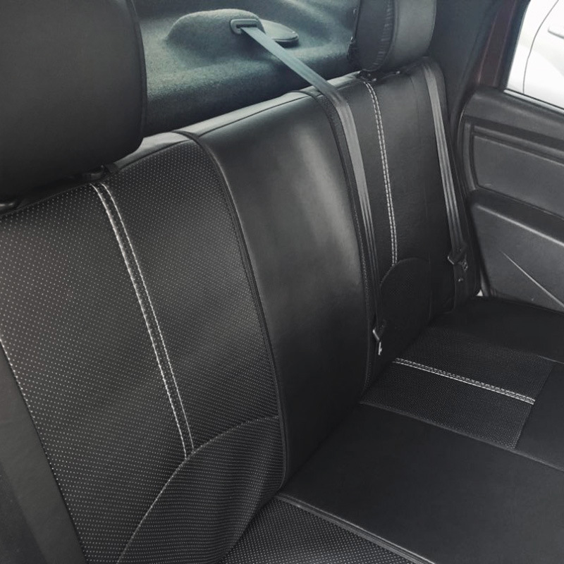 Cross-border European and Russian best-selling leather perforated car seat covers 9-piece set breathable and dustproof
