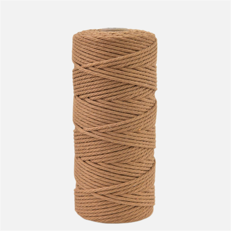 3mm cuerda de algodón colorido diy hecho a mano 4mm cuerda de tapiz cuerda tejida 5mm regalo cuerda de algodón decorativa cuerda de sombrero al por mayor