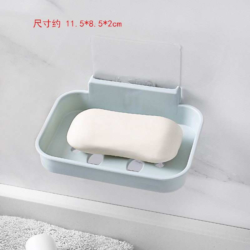 Jabonera con diseño de cara sonriente, sin necesidad de taladrar, con drenaje, personalizada, para baño, soporte para jabón, estante de almacenamiento montado en la pared
