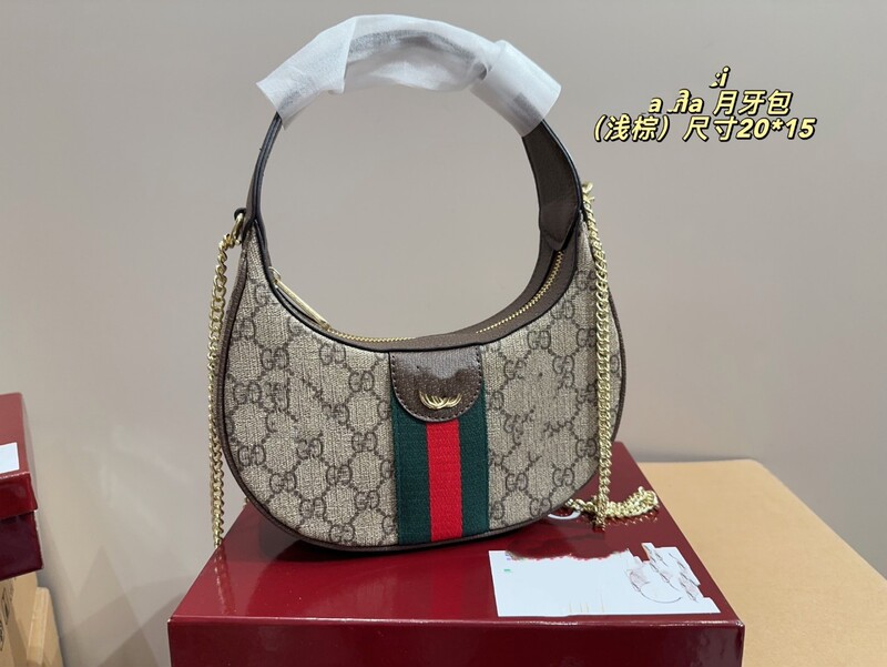 G's Ophidia Series Mini Armpit Single Shoulder Crossbody Bag Shoulder Bag Small Bag Classic Handbag Cross-Border Direct Supply