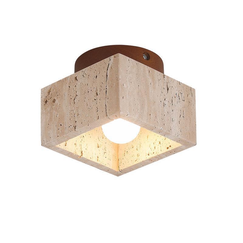 lámpara de techo diseñador de lámpara de techo iluminación de viento dormitorio decoración de viento sala de estar escalera pasillo diseño de crema personalidad marca silenciosa