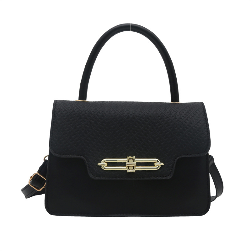 Bolso pequeño portátil casual retro femenino 2025 nuevo bolso cuadrado pequeño de moda coreana textura hebilla bolsa de mensajero de nicho