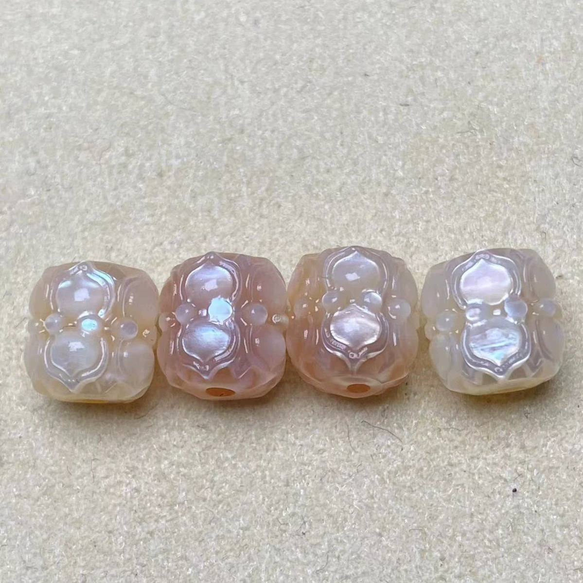 Жемчужная резьба по дереву жемчуг лотоса