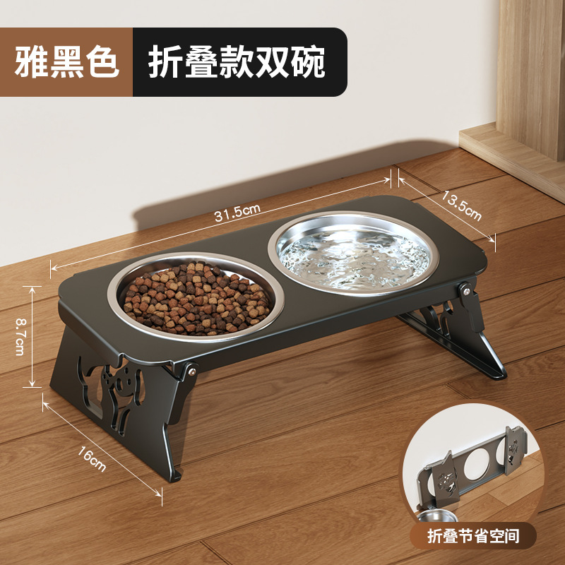 야헤이 접이식 이중 그릇