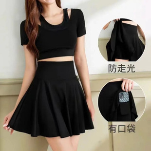 High-Waisted Sports Short Skirt for Women 2025 New Popular Running Breathable Quick-Drying Morning Running Yoga Casual Pants Skirt