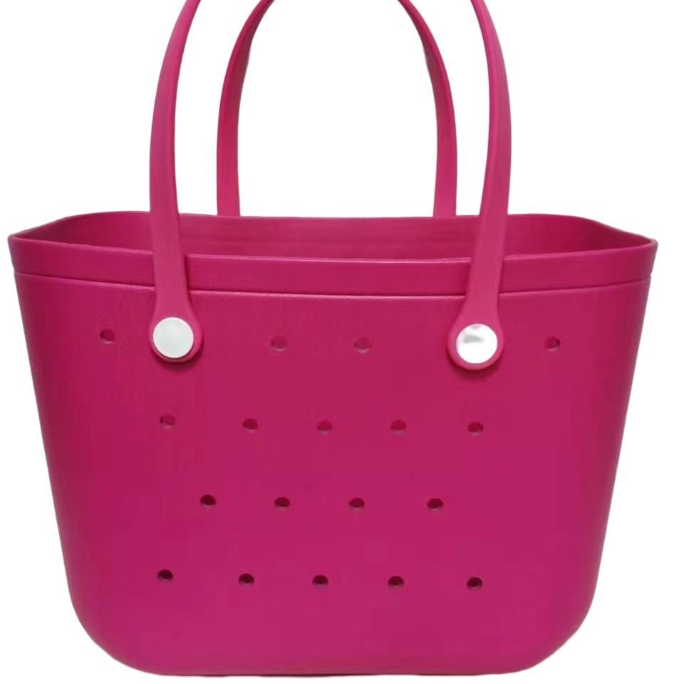 Amazon's best-selling large-capacity beach bag, EVA outdoor portable storage bag, macaron-colored simple beach bag