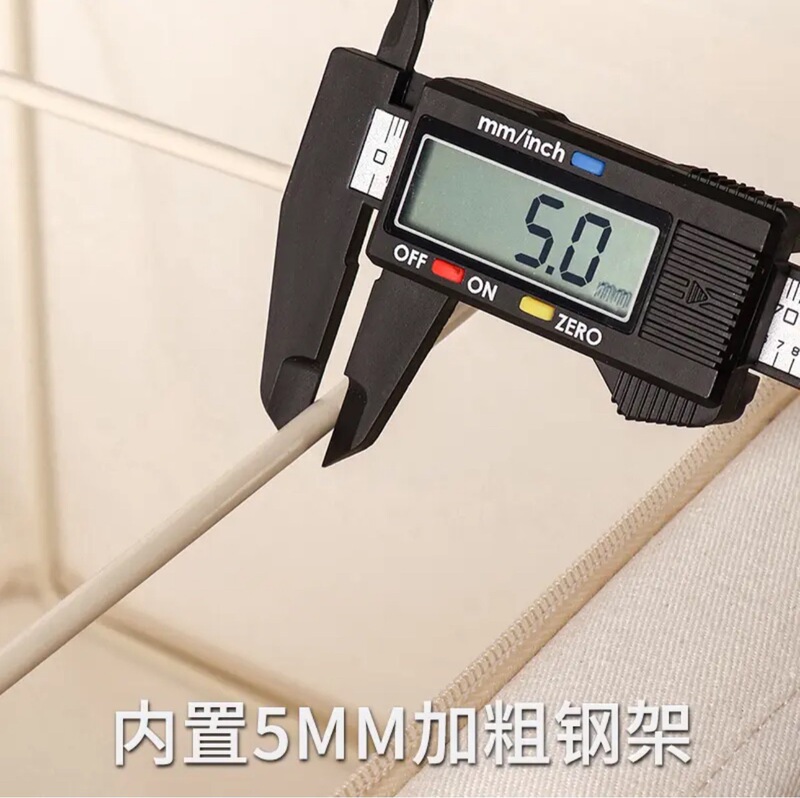3开门天山棉麻收纳箱大窗透明加粗喷塑钢架可水洗居家衣服收纳箱|undefined
