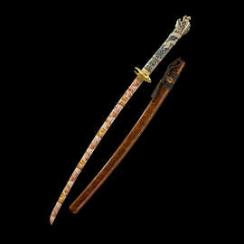火龙打刀金属武士刀日本长刀练习武士道katana外贸批发武器未开刃