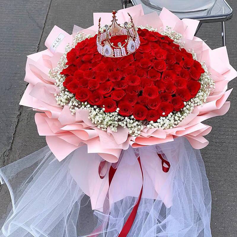 [일생의 진정한 사랑] 장미 99송이 + 램프