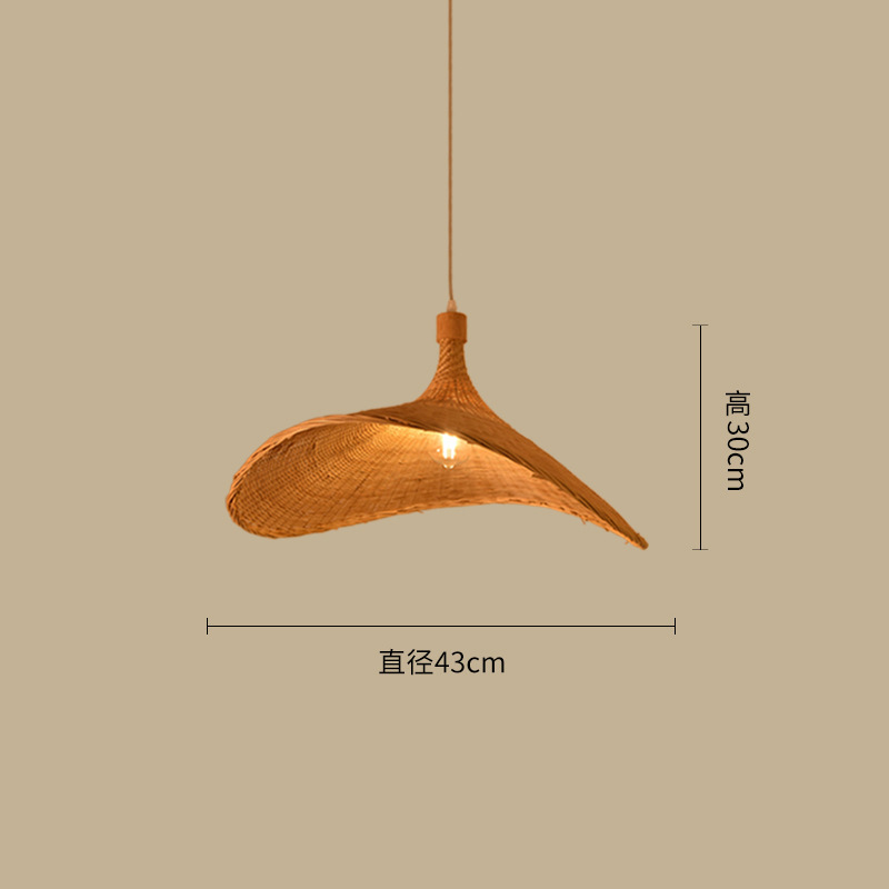 Nueva Lámpara de Araña de Estilo Chino para Salón de Té, Inspirada en el Zen, para Restaurante del Sudeste Asiático, Dormitorio, Lámpara de Bambú de Estilo Japonés, Linterna de Bambú, Lámpara de Araña de Estilo Chino