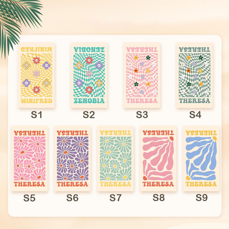Vintage Floral Personalized Beach Towel Stylish Pool Towel with Name Friend Birthday Holiday Gift Vintage Floral Personalized Beach Towel Stylish Pool Towel with Name Friend Birthday Holiday Gift
