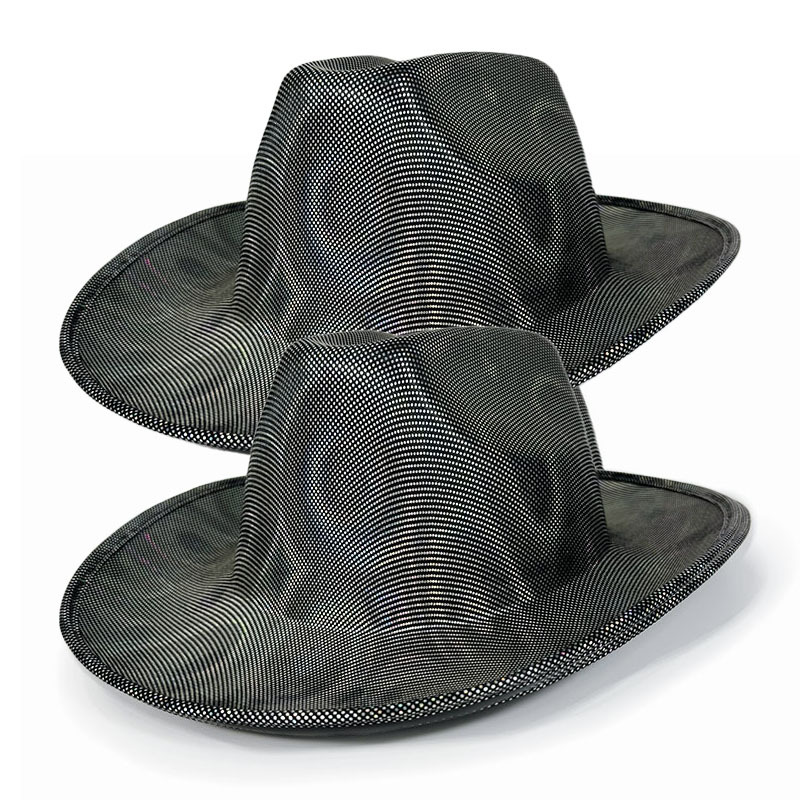 Juego de 2 piezas de disco plateado