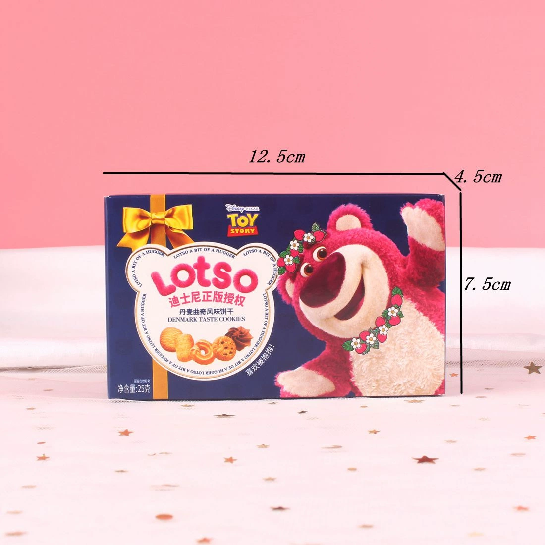 Новый продукт Di Sini Strawberry Медвежонок Danish Cooky Celestial Печенье 55 г Коробка Хрустящее Портер Свадьба Банкет