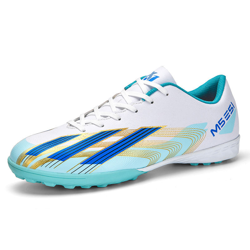 Zapatos de fútbol de clavos largos, zapatos de entrenamiento de moda para adultos, zapatos antideslizantes para niños y niñas, zapatos de entrenamiento de moda para adultos, fábrica directa