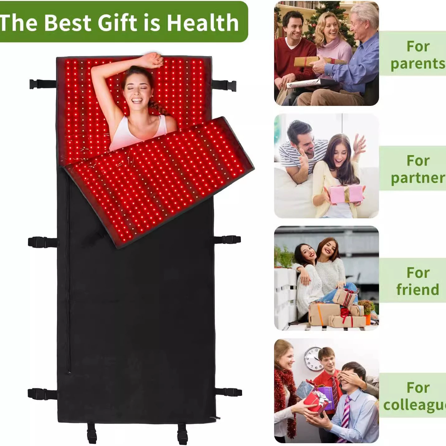 【Limited promotion】Red light infrared physiotherapy pad Relieve fatigue, soreness, hot compress, phototherapy beauty salon same style