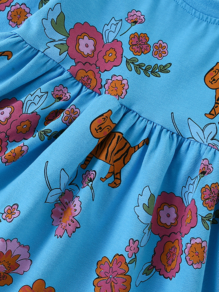 En stock malwee vestido para niños otoño camisa de fondo de manga larga de cuello redondo para niños europeos y americanos vestido de princesa occidental